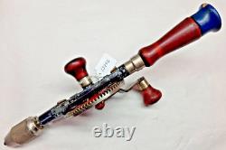 Millers-Falls Vtg No. 2A Woodworkers Hand Drill Bits in Handle 1957-1968 ERA USA