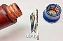 Millers-Falls Vtg No. 2A Woodworkers Hand Drill Bits in Handle 1957-1968 ERA USA