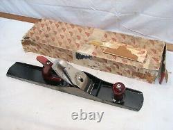 Millers Falls no 22 CB Smoothing Bench Jack Plane Woodworking Tool with Box 7 Size