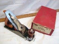Millers Falls no 90 Smoothing Bench Jack Plane Woodworking Tool withBox No. 4 Size
