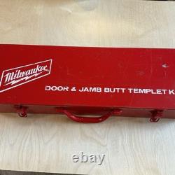 Milwaukee Door & Jamb Butt Templet Kit FREE SHIPPING