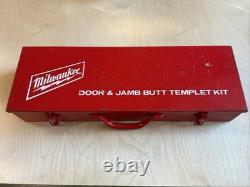 Milwaukee Door & Jamb Butt Templet Kit FREE SHIPPING
