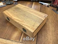 Minty Irwin Auger Drill Bit Tool Set Borchest Wood Case Woodwork 14 Bits