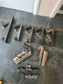 Mixed Joblot Of Vintage Stanley & Record Woodworking Planes Parts