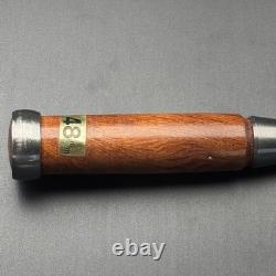 Miyanaga 48mm Japanese Nomi Round Chisel Gouge Carpentry White Steel NOS