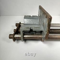 Morgan 200A Rapid Action Woodworking Bench Vise Tool 10 Jaw 12 Opening Vtg