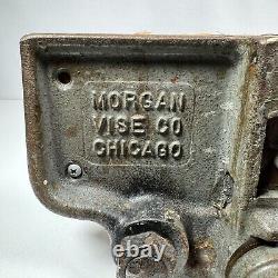 Morgan 200A Rapid Action Woodworking Bench Vise Tool 10 Jaw 12 Opening Vtg