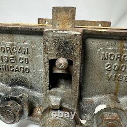 Morgan 200A Rapid Action Woodworking Bench Vise Tool 10 Jaw 12 Opening Vtg