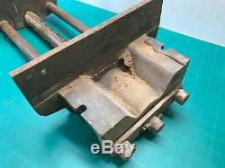 Morgan 200A Vise Chicago woodworking work bench mount clamp tool vintage Quick