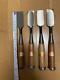 NOMI Chisel Japanese Carpentry Woodworking Tool 36mm Set Lot of 4