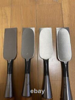 NOMI Chisel Japanese Carpentry Woodworking Tool 36mm Set Lot of 4