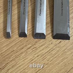 NOMI Chisel Japanese Carpentry Woodworking Tool 6-25mm Set Lot of 4