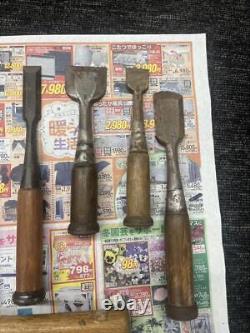 NOMI Chisel Japanese Carpentry Woodworking Tool KS02 Set Lot of 13