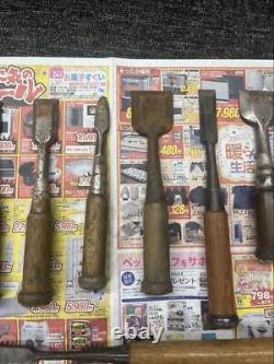 NOMI Chisel Japanese Carpentry Woodworking Tool KS02 Set Lot of 13