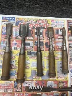 NOMI Chisel Japanese Carpentry Woodworking Tool KS02 Set Lot of 13