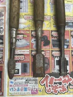 NOMI Chisel Japanese Carpentry Woodworking Tool KS02 Set Lot of 13