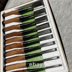 NOMI Chisel Japanese Carpentry Woodworking Tool Lot of 10 Set #R-0226