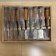 NOMI Chisel Japanese Carpentry Woodworking Tool Set Lot of 10