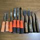 NOMI Chisel Japanese Carpentry Woodworking Tool Set Lot of 10