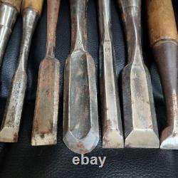 NOMI Chisel Japanese Carpentry Woodworking Tool Set Lot of 10 KY484