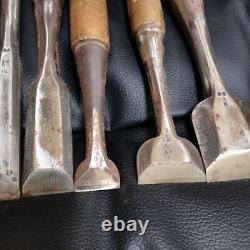 NOMI Chisel Japanese Carpentry Woodworking Tool Set Lot of 10 KY484