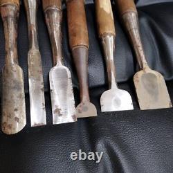 NOMI Chisel Japanese Carpentry Woodworking Tool Set Lot of 10 KY484