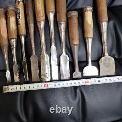 NOMI Chisel Japanese Carpentry Woodworking Tool Set Lot of 10 KY484