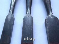 NOMI Chisel Japanese Carpentry Woodworking Tool Set Lot of 10 KY523