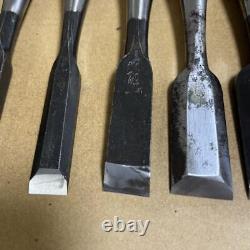 NOMI Chisel Japanese Carpentry Woodworking Tool Set Lot of 10 KY537