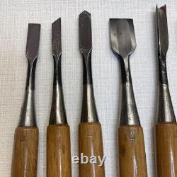 NOMI Chisel Japanese Carpentry Woodworking Tool Set Lot of 10 KY561