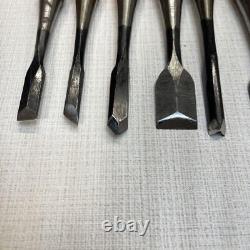 NOMI Chisel Japanese Carpentry Woodworking Tool Set Lot of 10 KY561