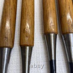 NOMI Chisel Japanese Carpentry Woodworking Tool Set Lot of 10 KY561