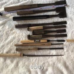 NOMI Chisel Japanese Carpentry Woodworking Tool Set Lot of 11 KY503