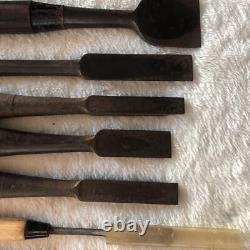 NOMI Chisel Japanese Carpentry Woodworking Tool Set Lot of 11 KY503