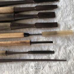 NOMI Chisel Japanese Carpentry Woodworking Tool Set Lot of 11 KY503