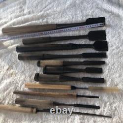 NOMI Chisel Japanese Carpentry Woodworking Tool Set Lot of 11 KY503