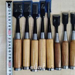 NOMI Chisel Japanese Carpentry Woodworking Tool Set Lot of 16