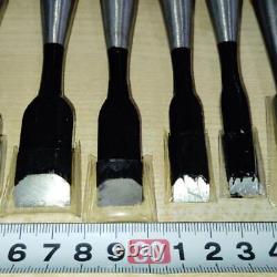 NOMI Chisel Japanese Carpentry Woodworking Tool Set Lot of 16