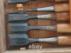 NOMI Chisel Japanese Carpentry Woodworking Tool Set Lot of 16 KY393