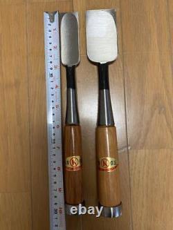 NOMI Chisel Japanese Carpentry Woodworking Tool Set Lot of 2