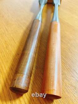 NOMI Chisel Japanese Carpentry Woodworking Tool Set Lot of 2