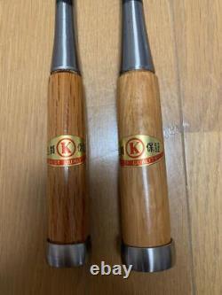 NOMI Chisel Japanese Carpentry Woodworking Tool Set Lot of 2