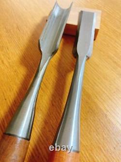 NOMI Chisel Japanese Carpentry Woodworking Tool Set Lot of 2