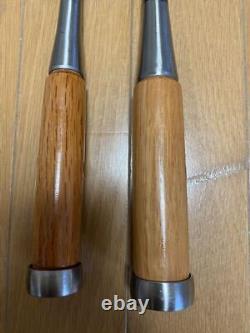 NOMI Chisel Japanese Carpentry Woodworking Tool Set Lot of 2