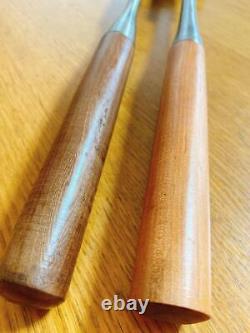 NOMI Chisel Japanese Carpentry Woodworking Tool Set Lot of 2