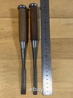 NOMI Chisel Japanese Carpentry Woodworking Tool Set Lot of 2 KY395