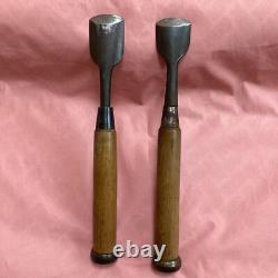 NOMI Chisel Japanese Carpentry Woodworking Tool Set Lot of 2 KY422