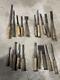 NOMI Chisel Japanese Carpentry Woodworking Tool Set Lot of 20