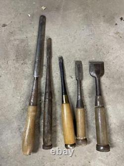 NOMI Chisel Japanese Carpentry Woodworking Tool Set Lot of 20