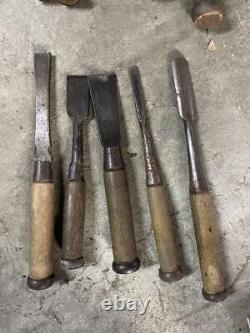 NOMI Chisel Japanese Carpentry Woodworking Tool Set Lot of 20